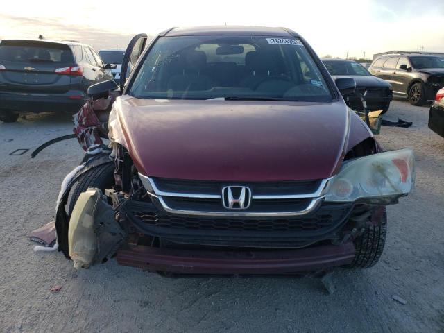 3CZRE3H38AG701417 - 2010 HONDA CR-V LX RED photo 5