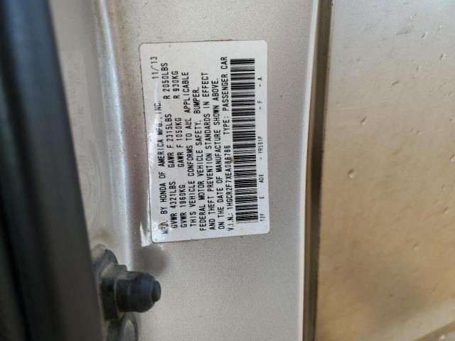 1HGCR2F7XEA088786 - 2014 HONDA ACCORD EX TAN photo 12