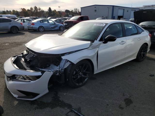 2HGFE2F55PH557326 - 2023 HONDA CIVIC SPORT WHITE photo 1