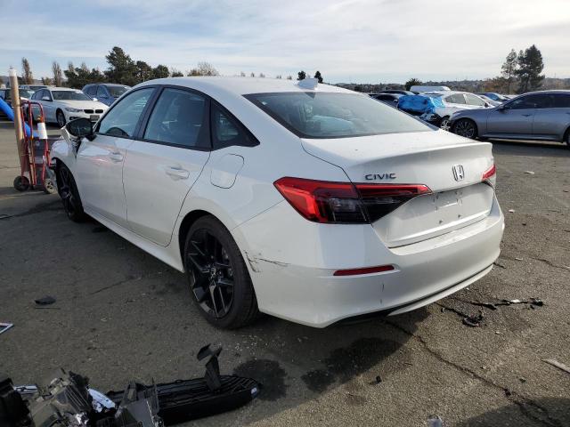 2HGFE2F55PH557326 - 2023 HONDA CIVIC SPORT WHITE photo 2