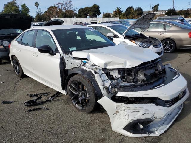 2HGFE2F55PH557326 - 2023 HONDA CIVIC SPORT WHITE photo 4