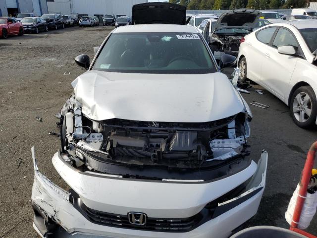 2HGFE2F55PH557326 - 2023 HONDA CIVIC SPORT WHITE photo 5