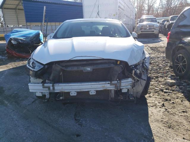 3FA6P0G79ER338907 - 2014 FORD FUSION S WHITE photo 5