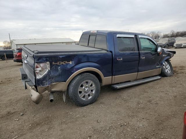 1FTFW1ET1BFB33206 - 2011 FORD F150 SUPERCREW BLUE photo 3