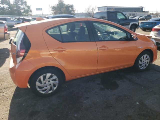 JTDKDTB38F1110402 - 2015 TOYOTA PRIUS C ORANGE photo 3