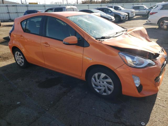 JTDKDTB38F1110402 - 2015 TOYOTA PRIUS C ORANGE photo 4