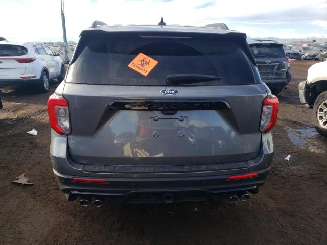 1FM5K8GCXMGC07857 - 2021 FORD EXPLORER ST GRAY photo 6