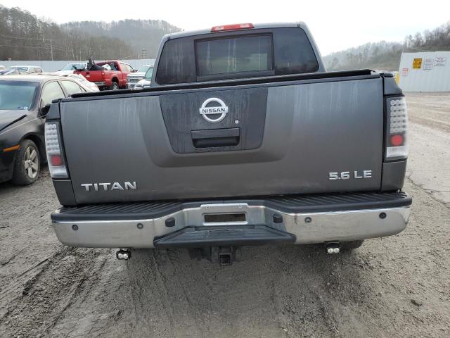 1N6AA07C69N311351 - 2009 NISSAN TITAN XE GRAY photo 6