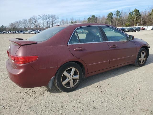 1HGCM56775A082198 - 2005 HONDA ACCORD EX BURGUNDY photo 3