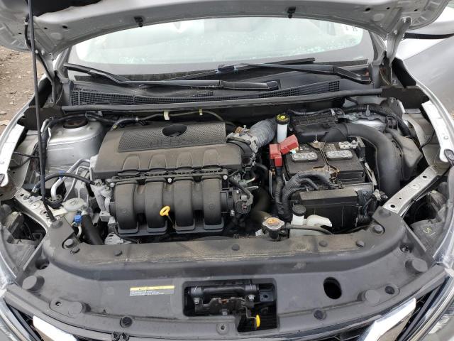 3N1AB7AP5KY256536 - 2019 NISSAN SENTRA S SILVER photo 11