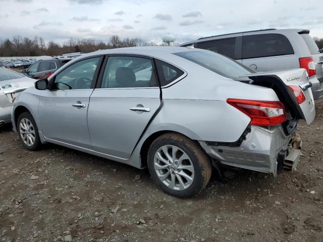 3N1AB7AP5KY256536 - 2019 NISSAN SENTRA S SILVER photo 2