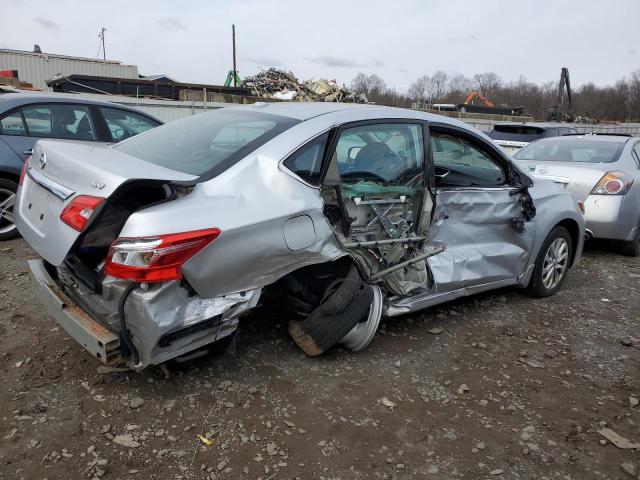 3N1AB7AP5KY256536 - 2019 NISSAN SENTRA S SILVER photo 3