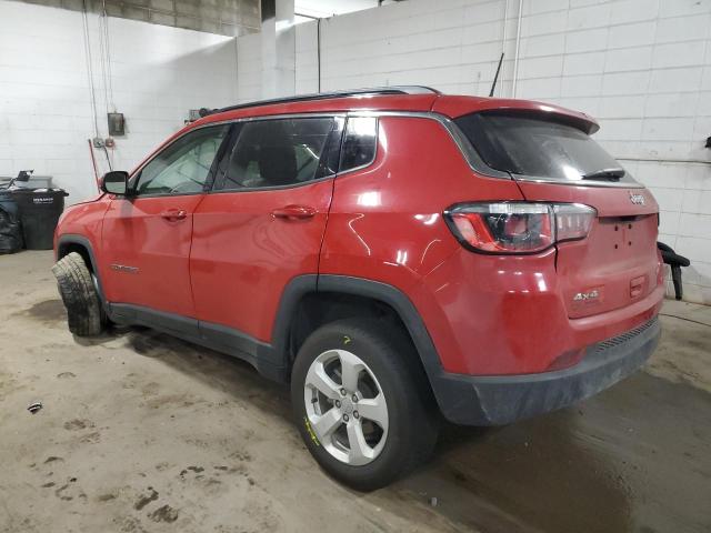 3C4NJDBBXKT792432 - 2019 JEEP COMPASS LATITUDE RED photo 2