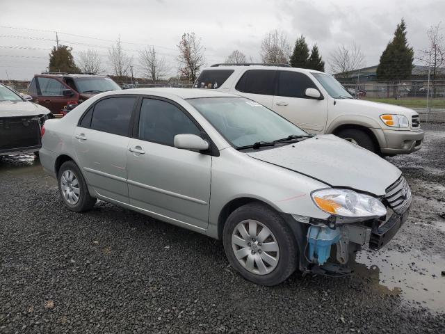 JTDBR32E330030686 - 2003 TOYOTA COROLLA CE BEIGE photo 4