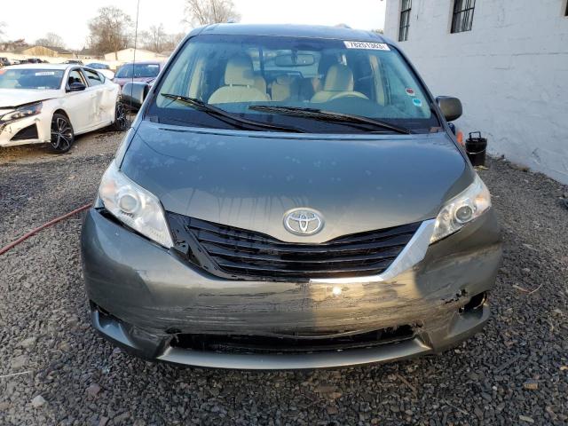 5TDKK3DCXBS004260 - 2011 TOYOTA SIENNA LE GRAY photo 5