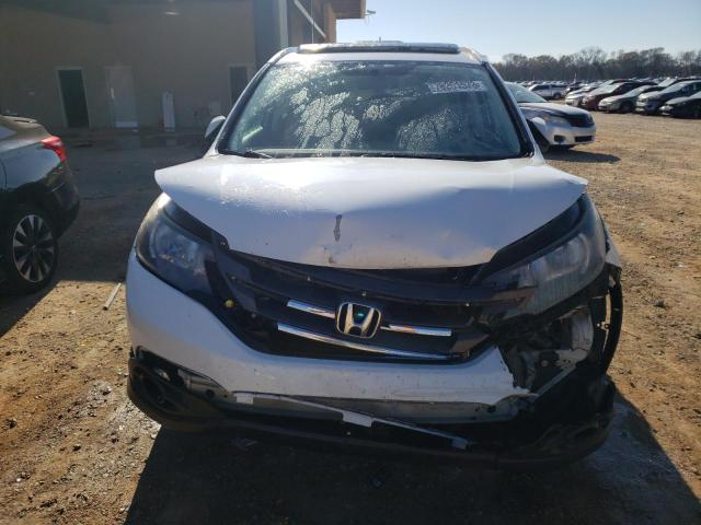 5J6RM3H77CL043505 - 2012 HONDA CR-V EXL WHITE photo 5