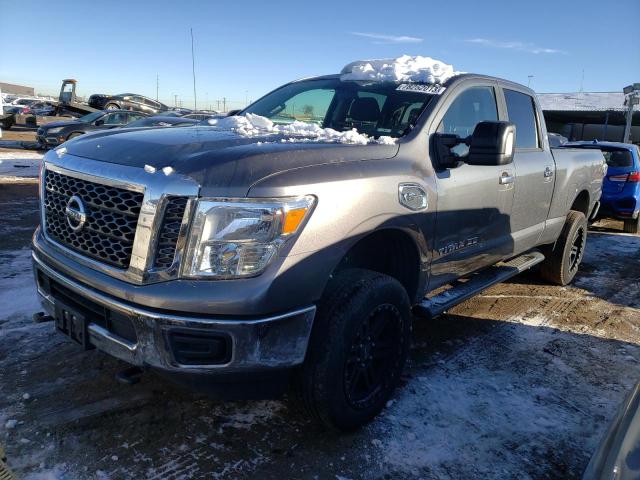 1N6AA1F38HN526431 - 2017 NISSAN TITAN XD S GRAY photo 1