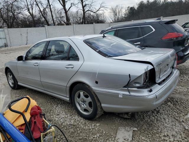 WDBNG75J32A245589 - 2002 MERCEDES-BENZ S 500 SILVER photo 2
