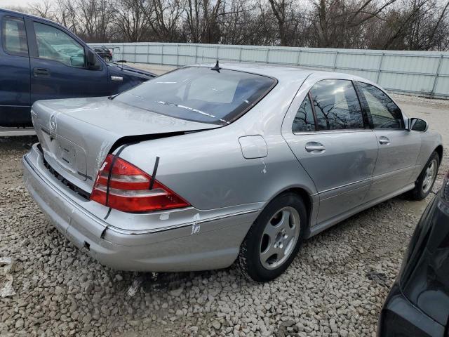 WDBNG75J32A245589 - 2002 MERCEDES-BENZ S 500 SILVER photo 3