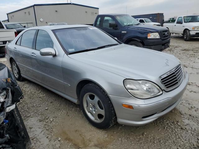 WDBNG75J32A245589 - 2002 MERCEDES-BENZ S 500 SILVER photo 4