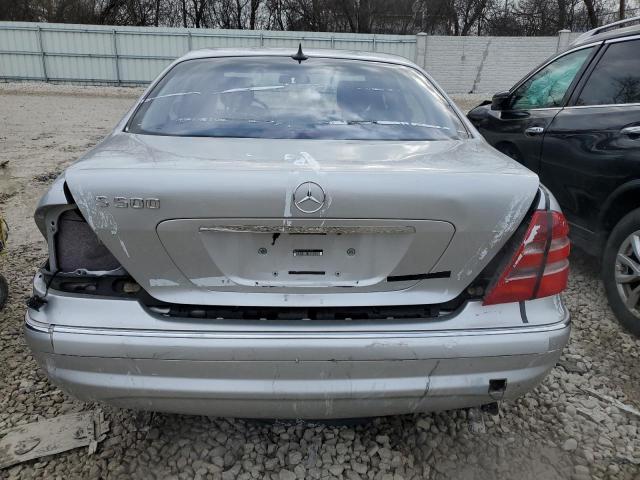 WDBNG75J32A245589 - 2002 MERCEDES-BENZ S 500 SILVER photo 6