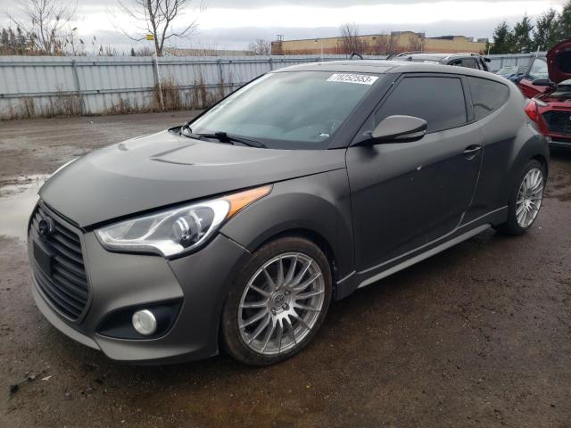 KMHTC6AE2DU158478 - 2013 HYUNDAI VELOSTER TURBO GRAY photo 1