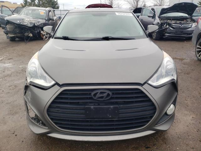 KMHTC6AE2DU158478 - 2013 HYUNDAI VELOSTER TURBO GRAY photo 5