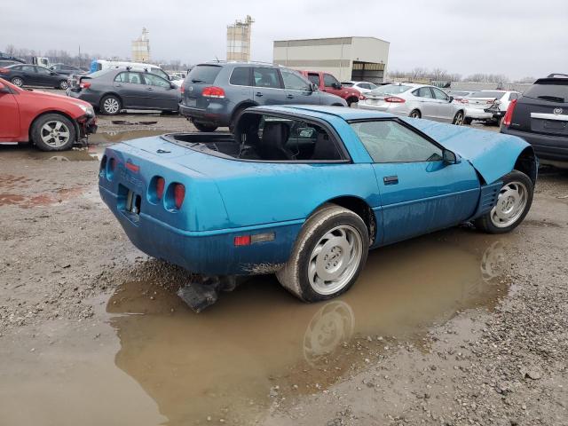 1G1YY23PXP5120202 - 1993 CHEVROLET CORVETTE TEAL photo 3