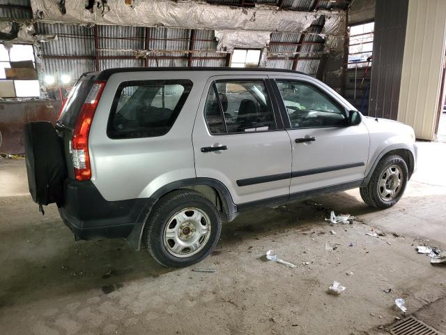 JHLRD685X6C022838 - 2006 HONDA CR-V LX SILVER photo 3