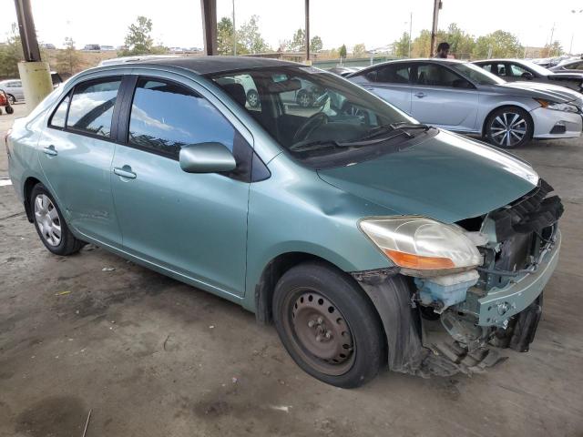 JTDBT923471015276 - 2007 TOYOTA YARIS TEAL photo 4