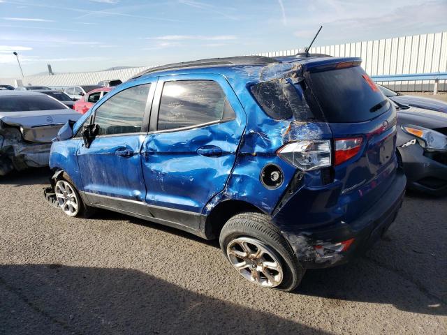 MAJ6P1UL6JC207126 - 2018 FORD ECOSPORT SE BLUE photo 2