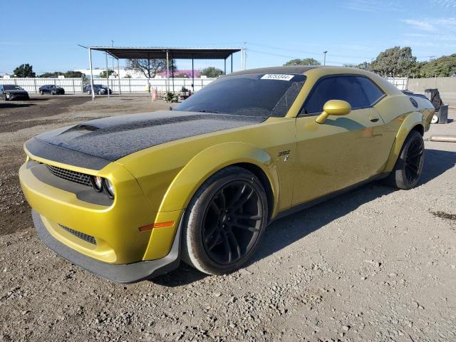 2C3CDZFJ6MH590135 - 2021 DODGE CHALLENGER R/T SCAT PACK YELLOW photo 1