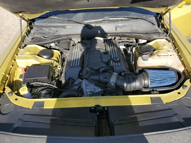 2C3CDZFJ6MH590135 - 2021 DODGE CHALLENGER R/T SCAT PACK YELLOW photo 11