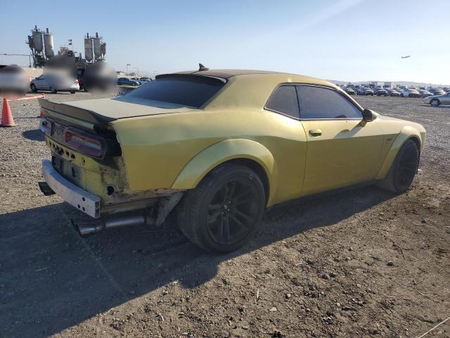 2C3CDZFJ6MH590135 - 2021 DODGE CHALLENGER R/T SCAT PACK YELLOW photo 3
