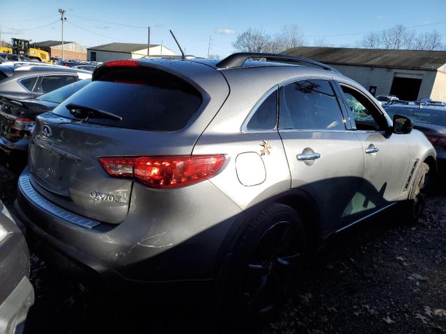 JN8CS1MW7HM416275 - 2017 INFINITI QX70 GRAY photo 3