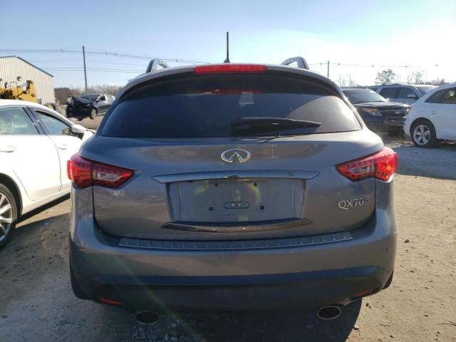 JN8CS1MW7HM416275 - 2017 INFINITI QX70 GRAY photo 6