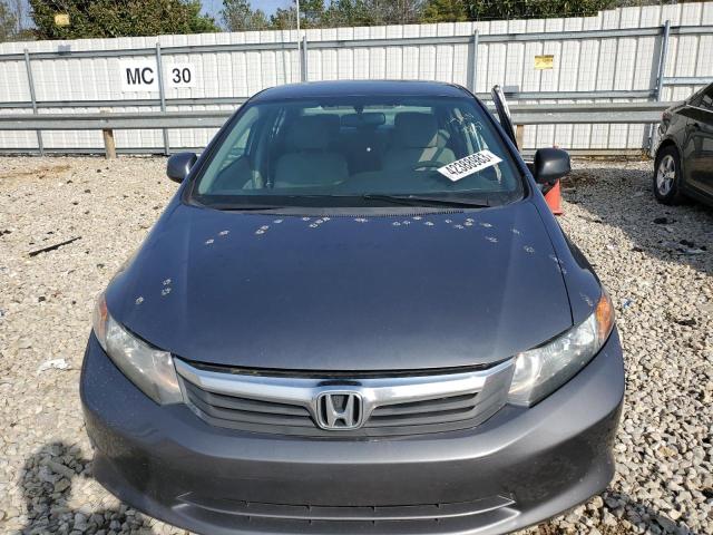 19XFB2F57CE093257 - 2012 HONDA CIVIC LX GRAY photo 5