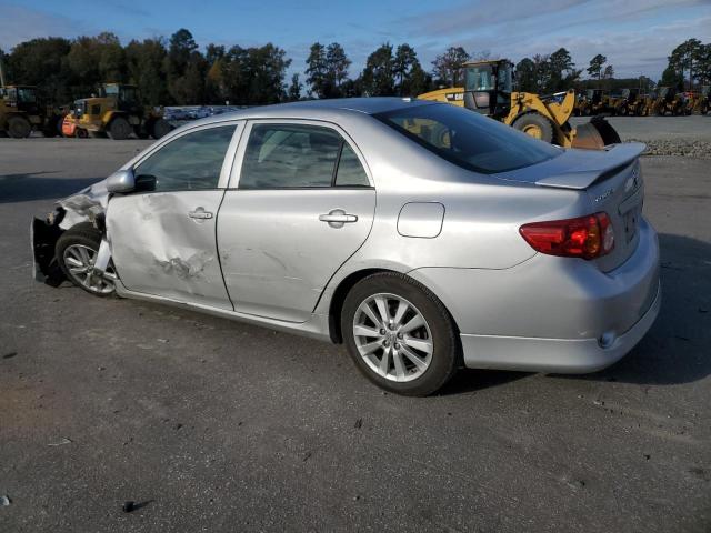 1NXBU4EE5AZ263177 - 2010 TOYOTA COROLLA BASE SILVER photo 2