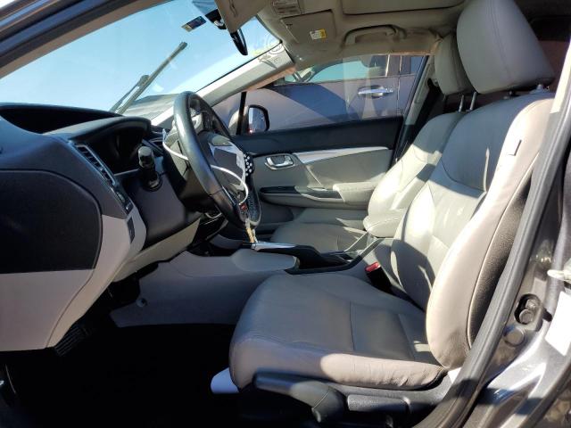 19XFB2F93DE088917 - 2013 HONDA CIVIC EXL ნაცრისფერი ფოტო 7