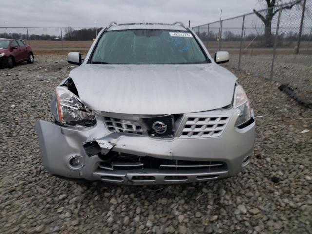 JN8AS58V58W103004 - 2008 NISSAN ROGUE S SILVER photo 5