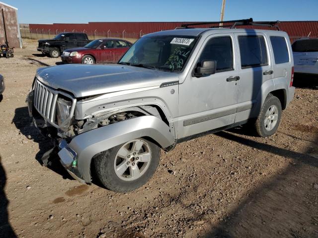 1C4PJMAK5CW148357 - 2012 JEEP LIBERTY SPORT SILVER photo 1