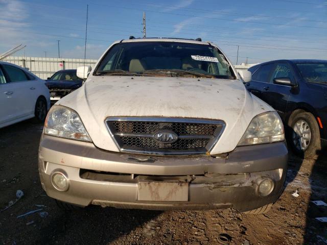 KNDJD733645189558 - 2004 KIA SORENTO EX WHITE photo 5