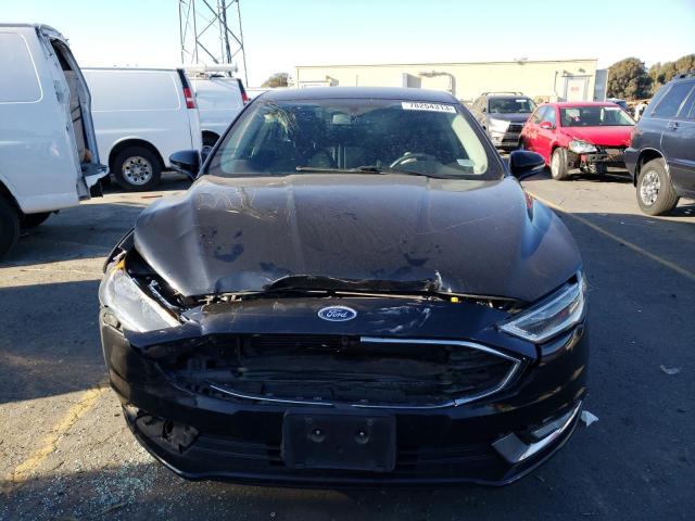 3FA6P0H90HR111853 - 2017 FORD FUSION SE BLACK photo 5