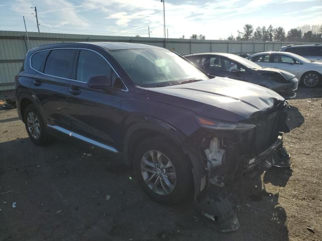 5NMS23AD4KH030367 - 2019 HYUNDAI SANTA FE SE BLUE photo 4