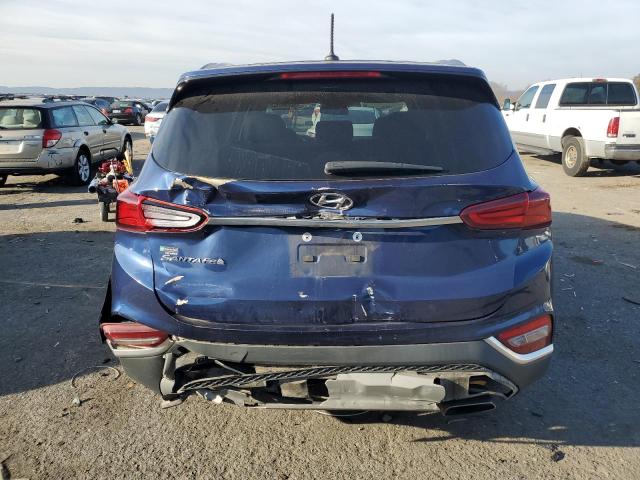 5NMS23AD4KH030367 - 2019 HYUNDAI SANTA FE SE BLUE photo 6