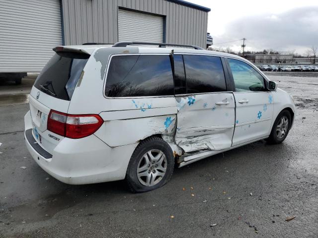 5FNRL38435B006584 - 2005 HONDA ODYSSEY EX WHITE photo 3