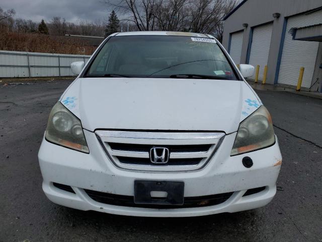 5FNRL38435B006584 - 2005 HONDA ODYSSEY EX WHITE photo 5