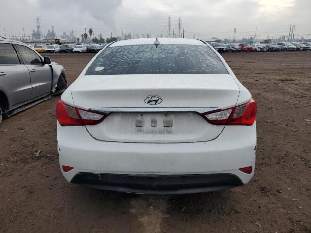 5NPEB4AC7EH899286 - 2014 HYUNDAI SONATA GLS WHITE photo 6