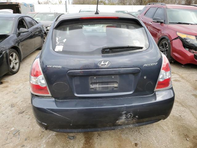 KMHCM3AC9AU152215 - 2010 HYUNDAI ACCENT BLUE BLUE photo 6