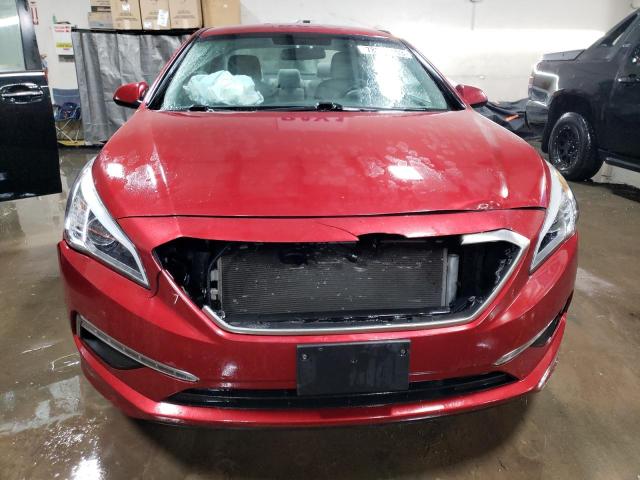 5NPE24AF5FH012523 - 2015 HYUNDAI SONATA SE RED photo 5